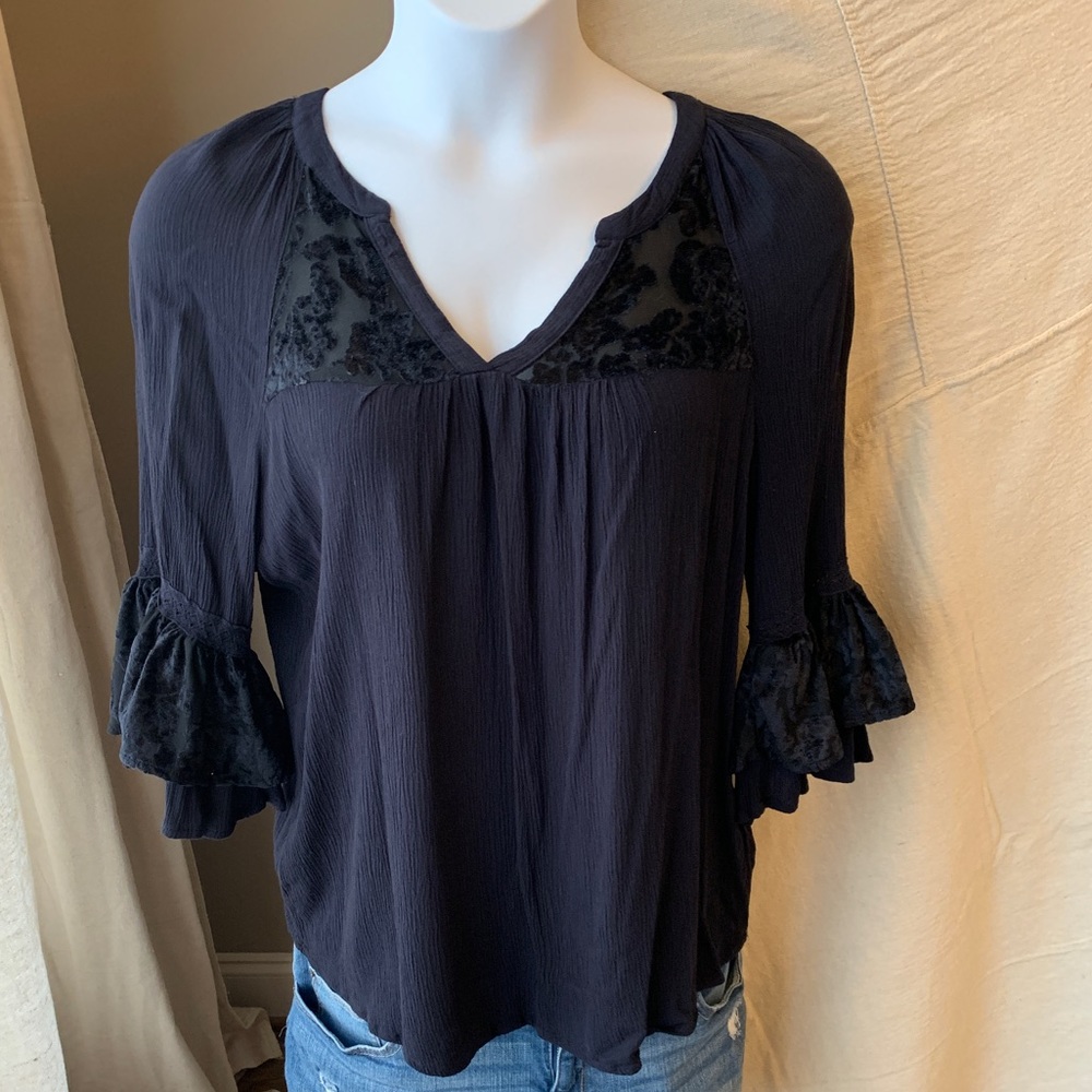 Knox Rose 3/4 sleeve, boho style blouse